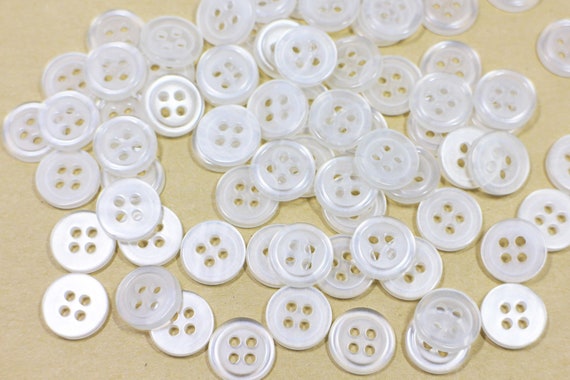 White sewing buttons sale