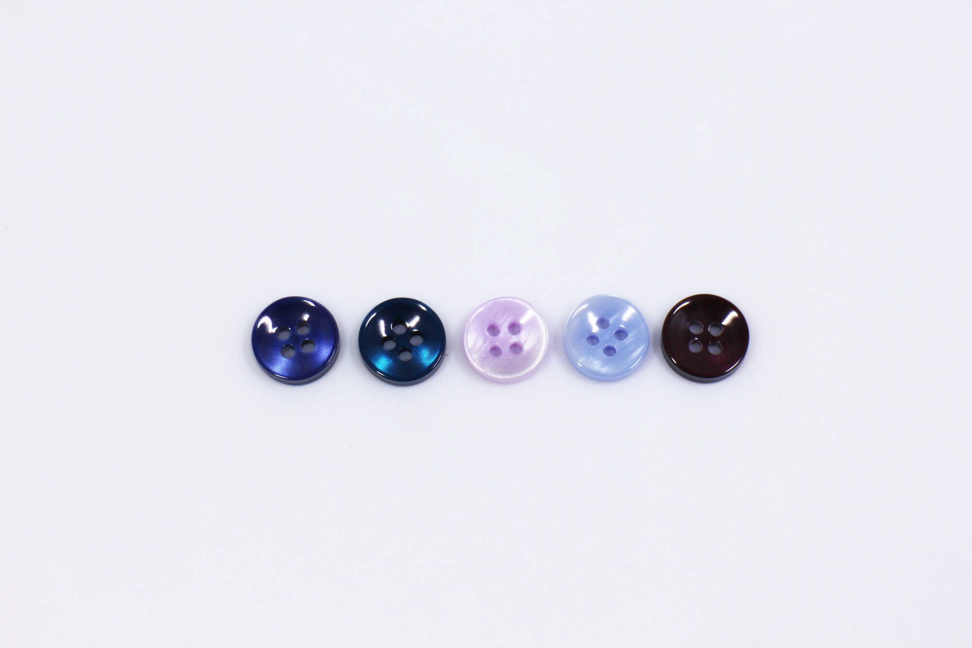 Dark Red Buttons, Wine Red Burgundy Color, Bowl Shape, Four Holes ...