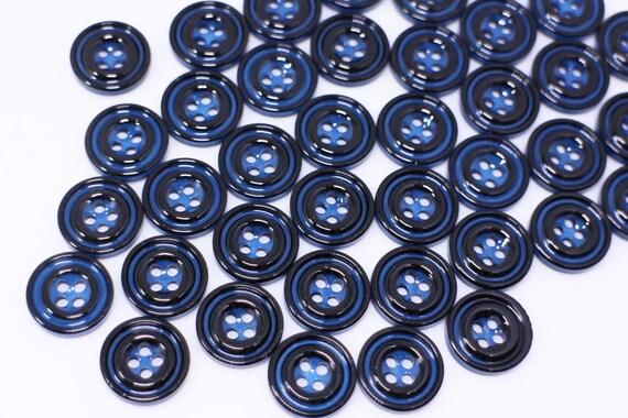 navy dress blues buttons Dark Blue Button, Blue Color, Glossy Finish, for Men Suit Jacket Coat, Four Holes, Made of Resin, 15mm, 0.6inch, Medium Size, Retro each shirt features Coolmax