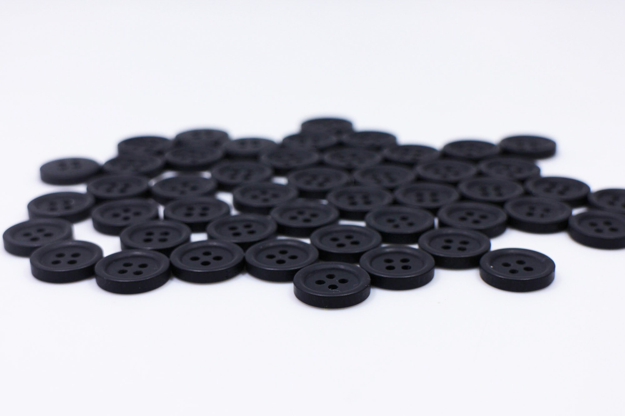 12 Botones De Esmoquin Azul Marino De 0.75 Pulgadas, Botones De Satén Azul Marino De 30L, Botones De Vástago De Costura De 0.748 In Con Vástago, , large