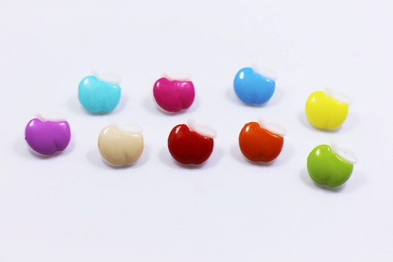 Apple Shape Children's Button - 14mm Apple Shape Children's Button - 14mm