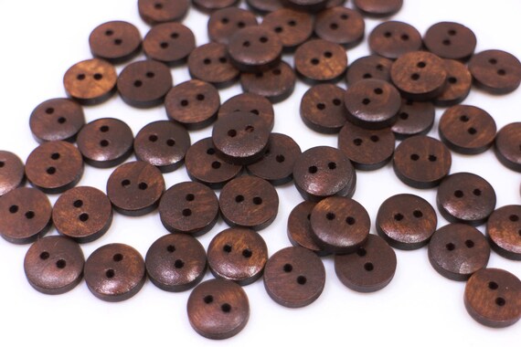 Wooden sewing buttons Clearance