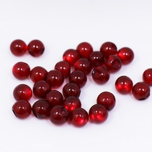 Dunkelrote kugelförmige Ösenknöpfe, Kugelform, weinrote Farbe, Tunnelschaft, zum Nähen von Kleidjacken, Rückenloch, 10mm