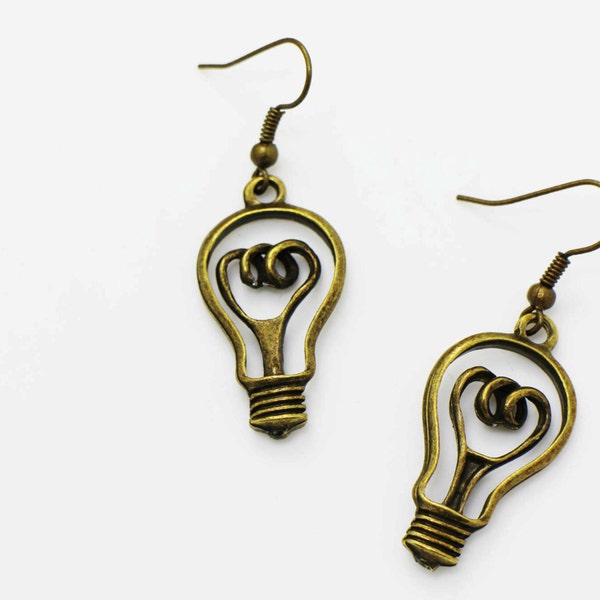 Light Bulb Necklace Etsy