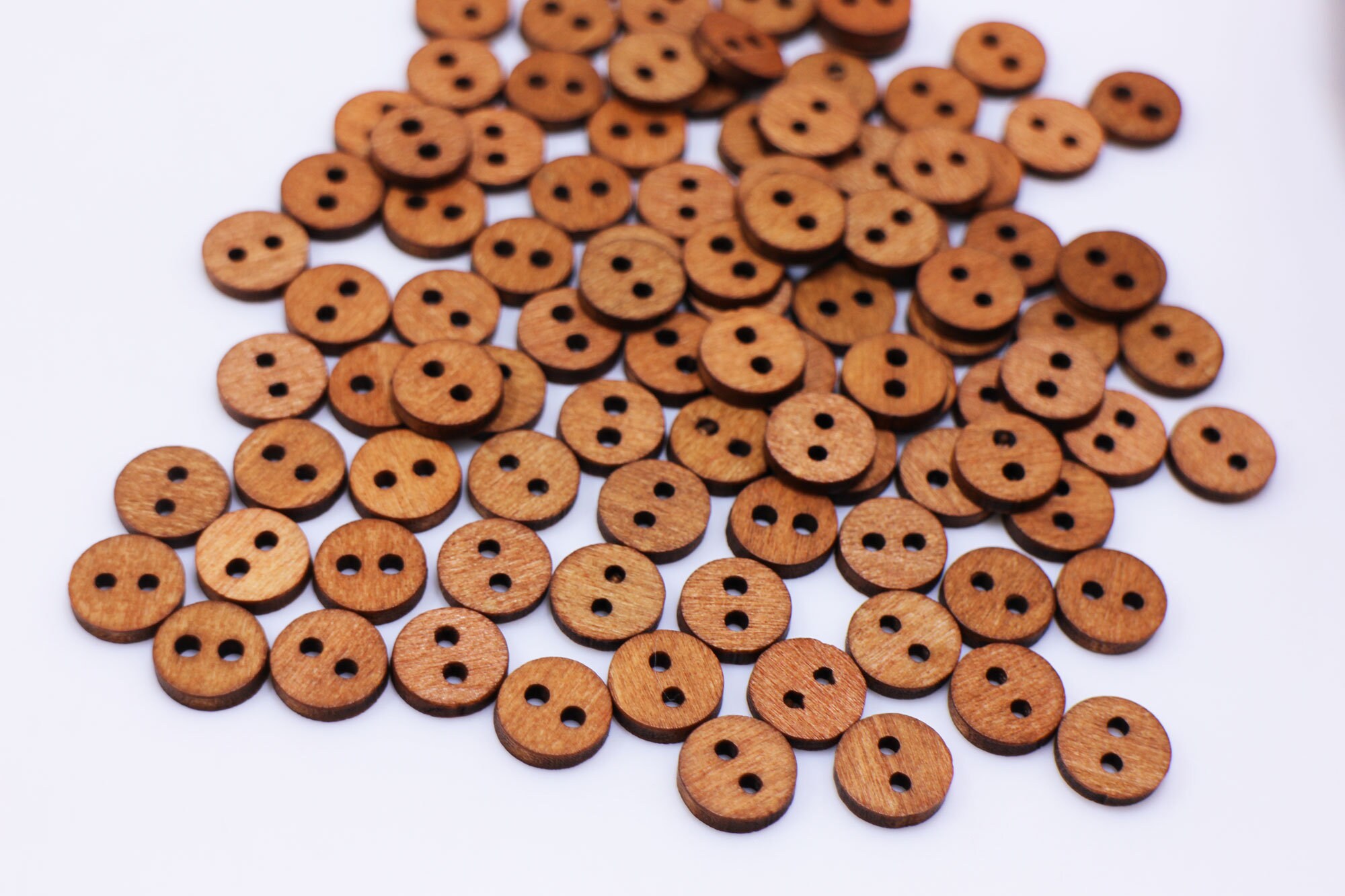 2-Hole Wood Button, WB-1600-240
