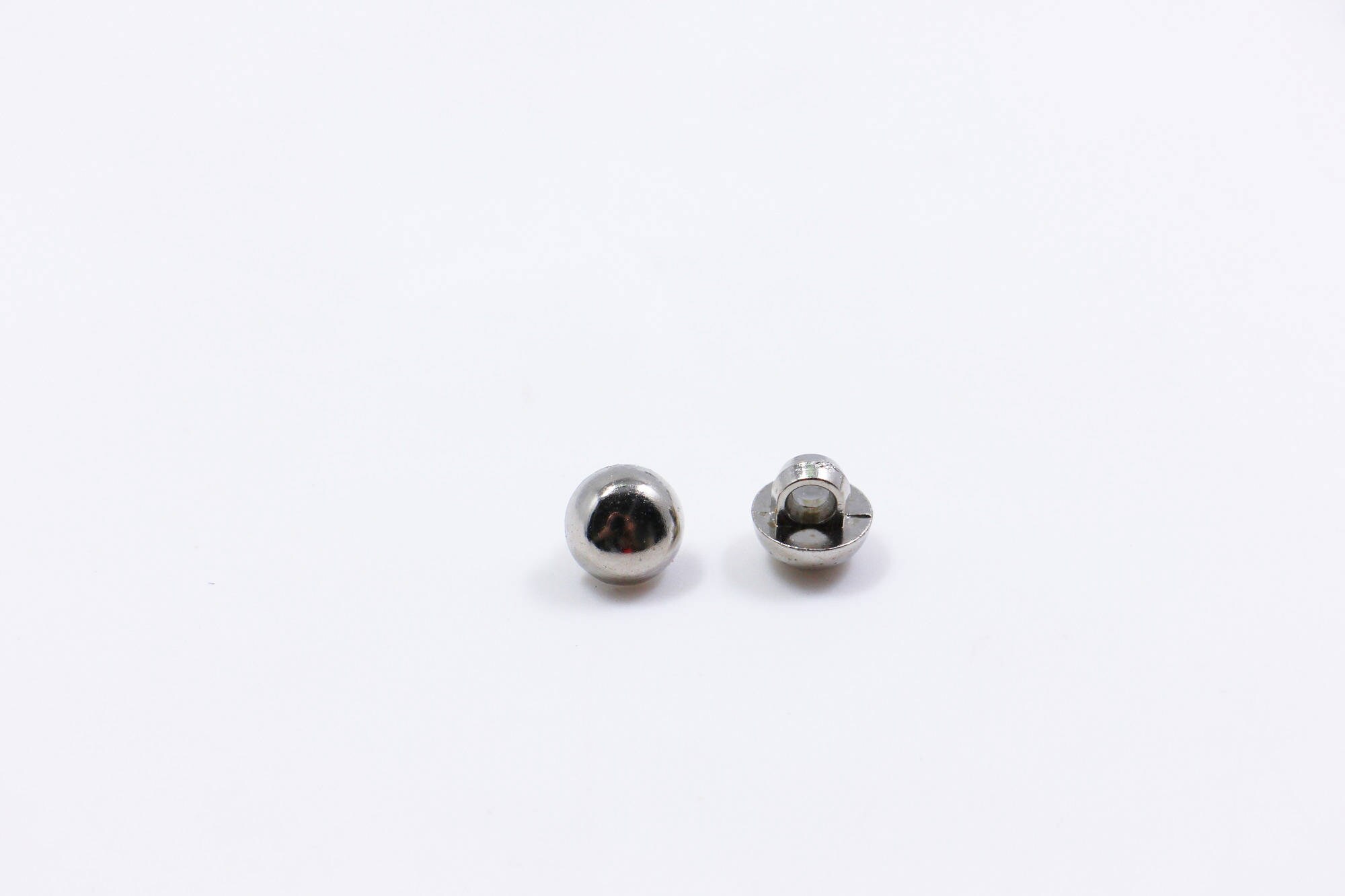 Extra Small Silver Shank Buttons, Mini Tiny Size, Made of ABS Plastic ...