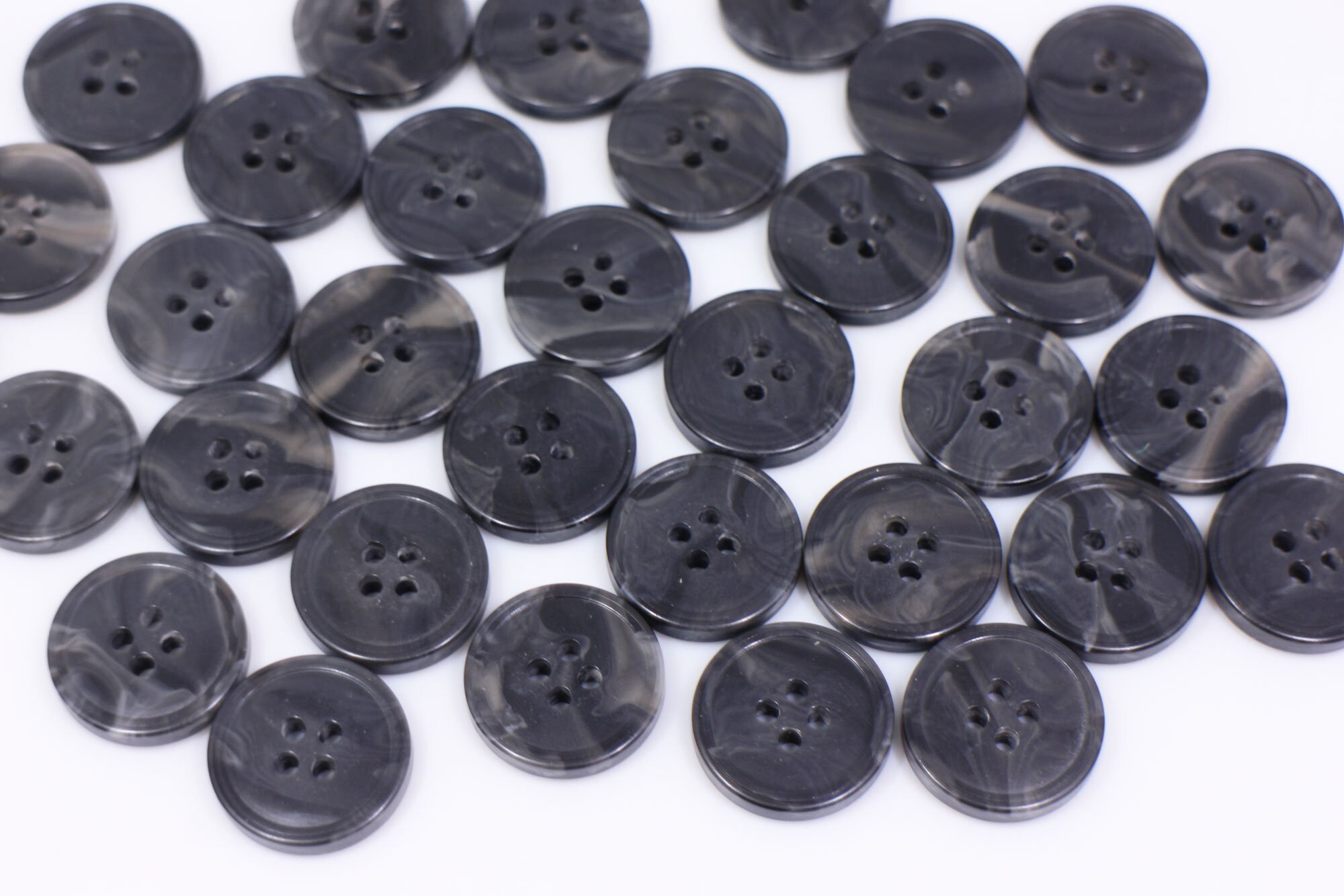 Black Marble Pattern Button, Large Black Buttons, Suit Jacket Buttons ...