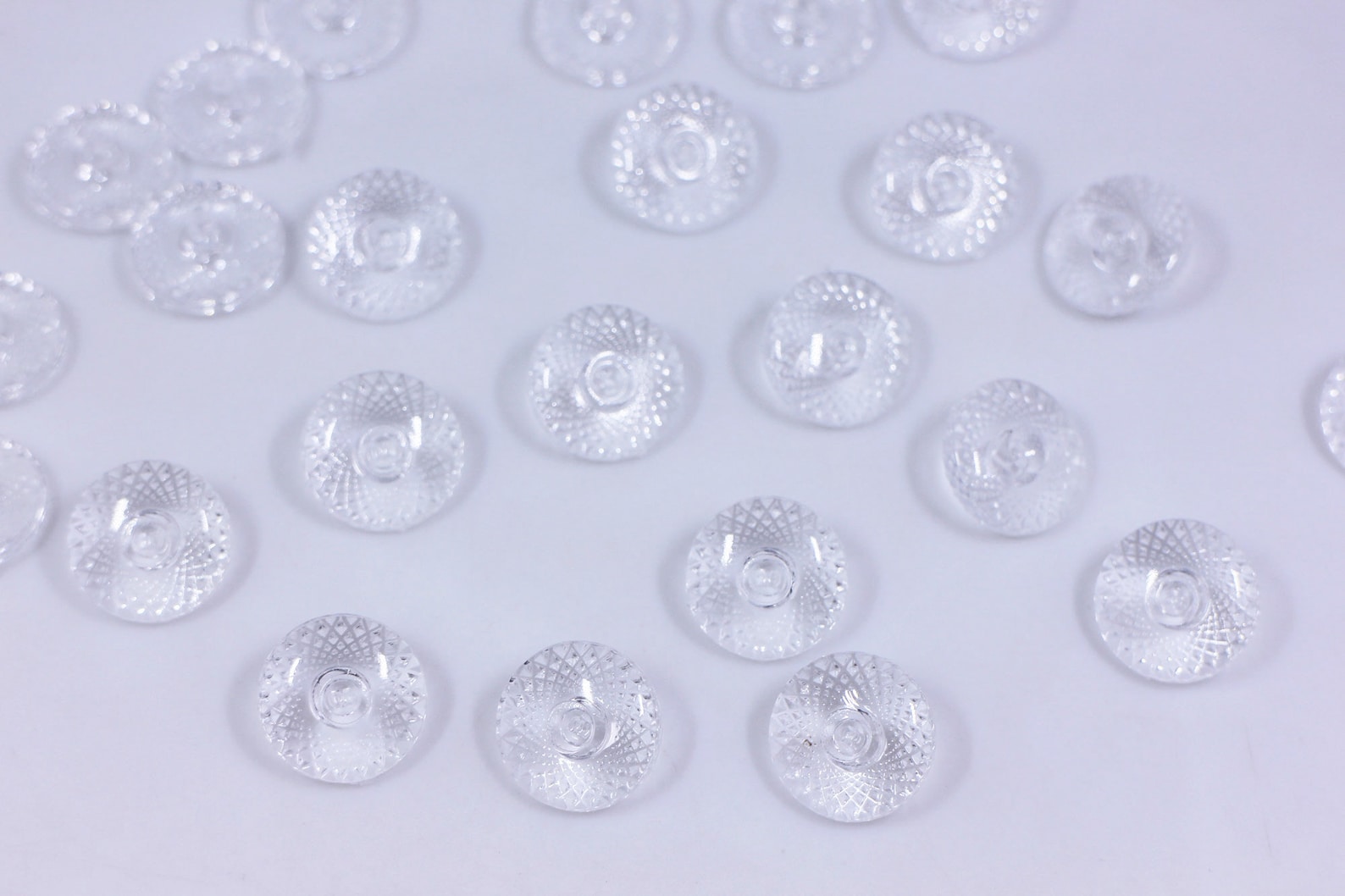 Clear Acrylic Shank Buttons Transparent Shank Button Back | Etsy