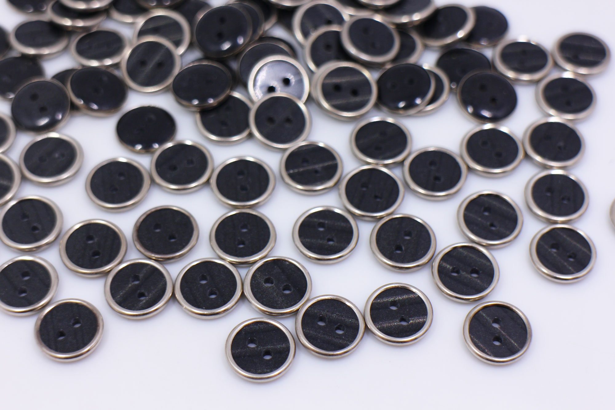 Black and Silver Edge Buttons, Two Holes, for Sewing Men Business Suit Shirt, Stylish Professional Classy, 11.5mm, Wedding Shirt, Two Colors - Etsy Black and Silver Edge Buttons, Two Holes, for Sewing Men Business Suit Shirt, Stylish Professional Classy, 11.5mm, Wedding Shirt, Two Colors - Etsy