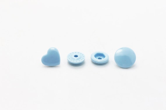 New Shapes Snap Buttons Sewing Tool Kit Blue/Pink Containers Children  Buttons For Clothing DIY Press Stud Fasteners Kit
