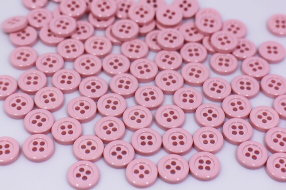 Red Button 18L Sewing Button for Coats 4 Hole Buttons for Craft 11mm  Buttons for Sewing 0.45inch Buttons for Shirt Plastic Buttons for Pants