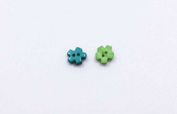 8 Mm Mini-Knöpfe In Blumenform, 20 Stück – Bunte Puppenknöpfe Zum Basteln