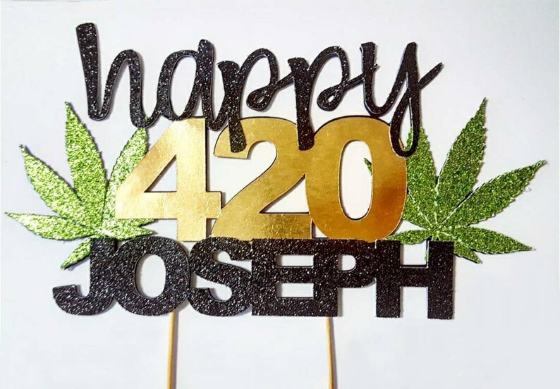 420 Cake Topper image 5