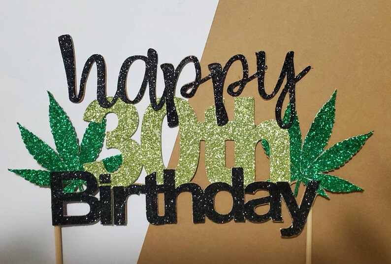 420 Cake Topper