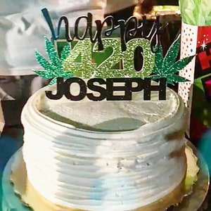 420 Cake Topper image 2