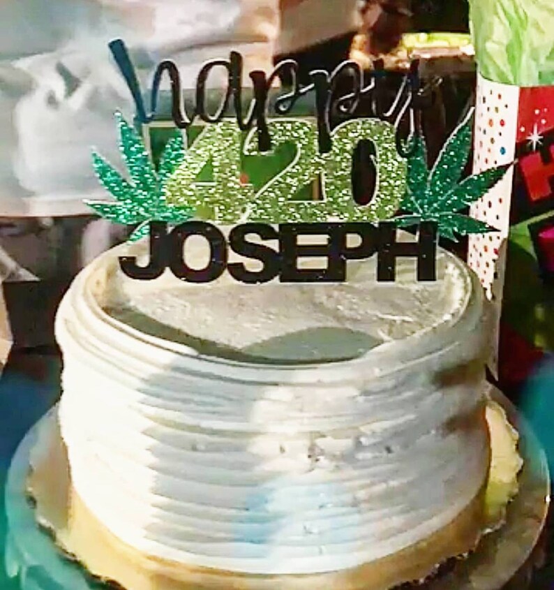 420 Cake Topper image 2