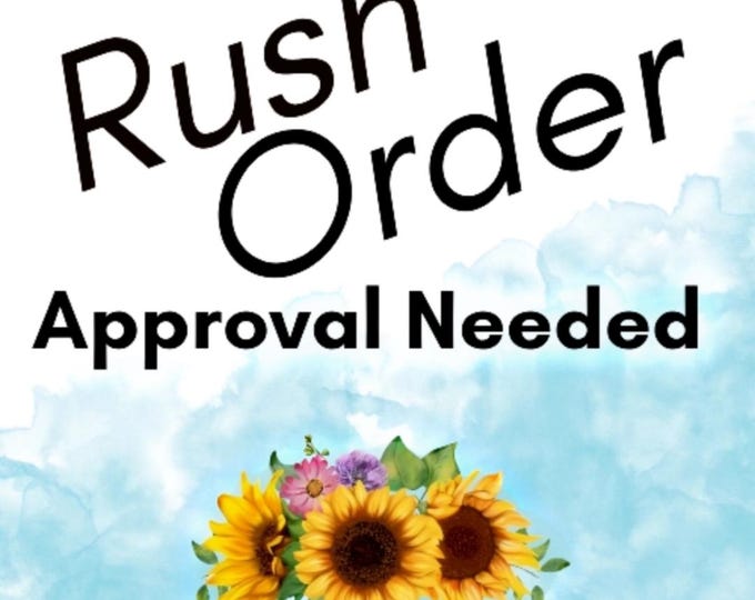 Featured listing image: Rush Order Processing Upgrade