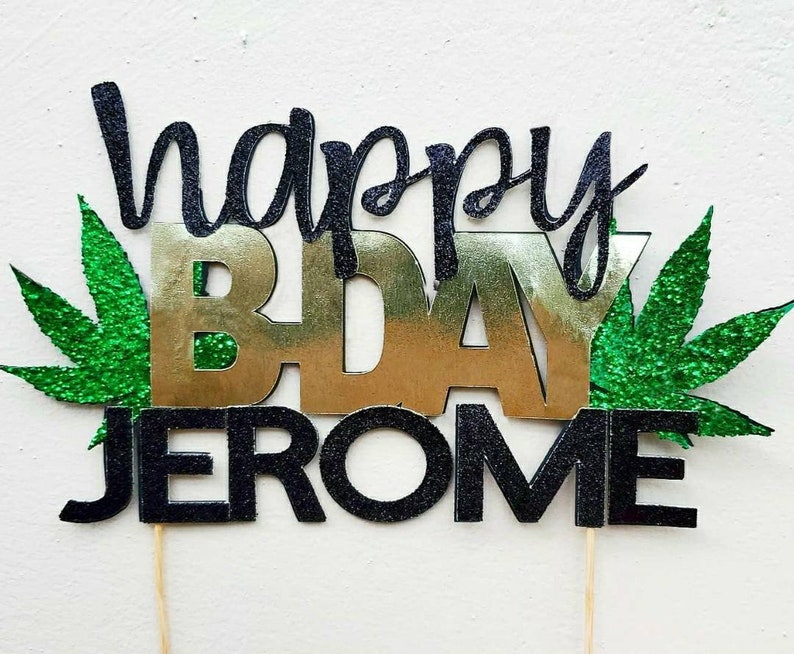 420 Cake Topper image 8