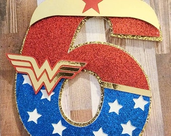 Wonder Woman inspired Cake Topper