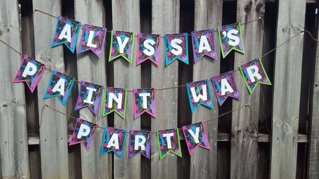 Paint Splatter Banner