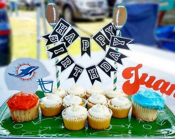 Football themed caketopper