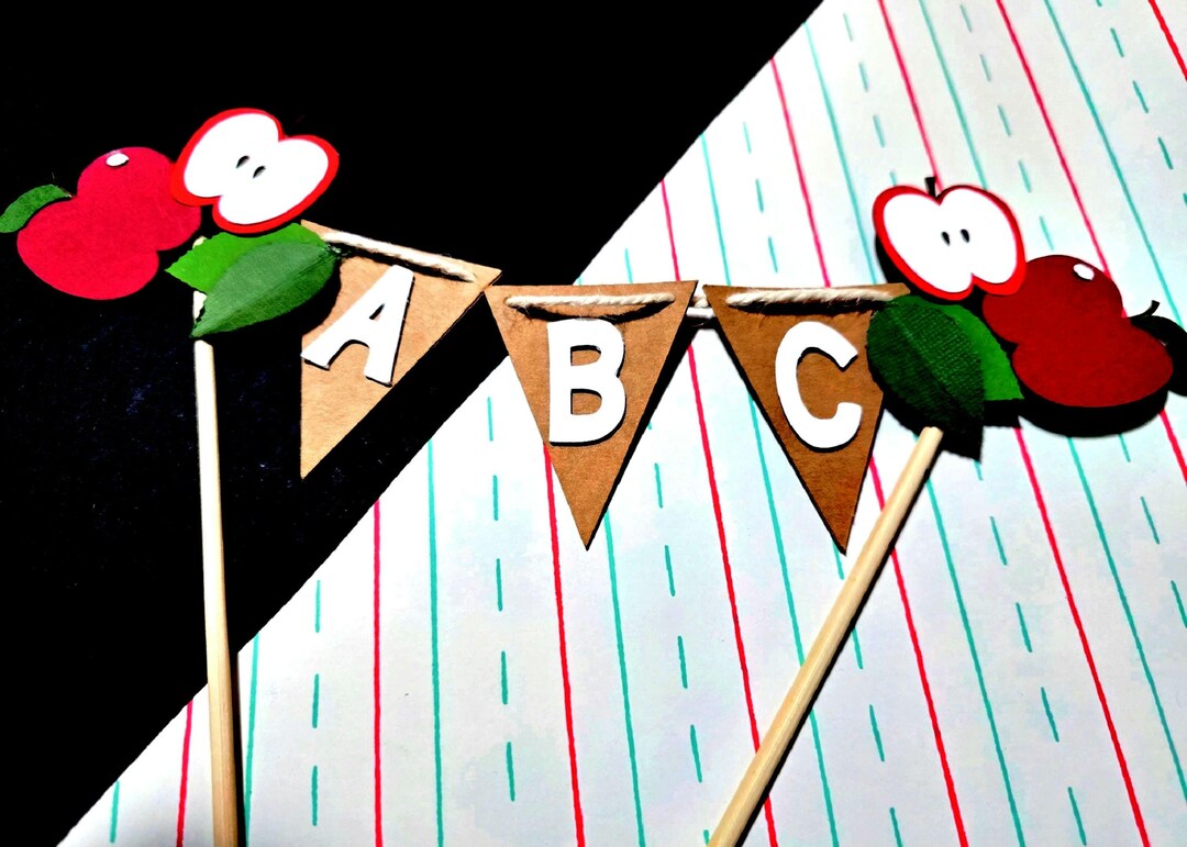 Apple Cake Topper - Etsy