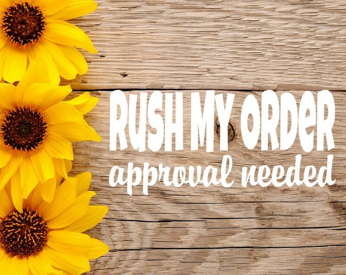 Featured listing image: Rush Order