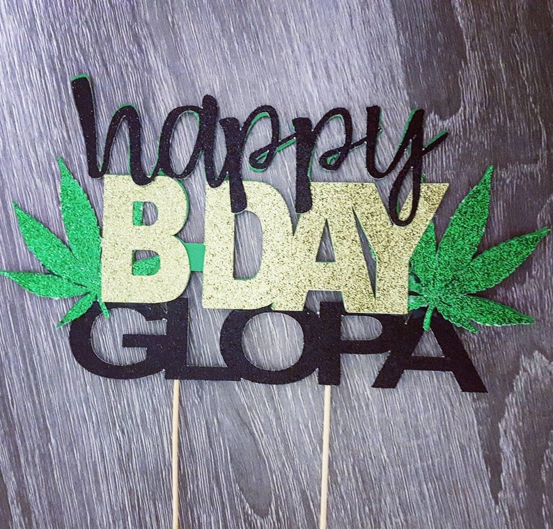 420 Cake Topper