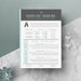 Resume Template / CV Template + Cover Letter for Word ( 4 page pack + 66 icons) | Instant Digital Download | The 'iNova' 