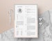Modern Resume Template & Cover Letter + Icon Set for Microsoft Word | 4 Page Pack | Professional CV | Instant Download | The 'Scandi' 