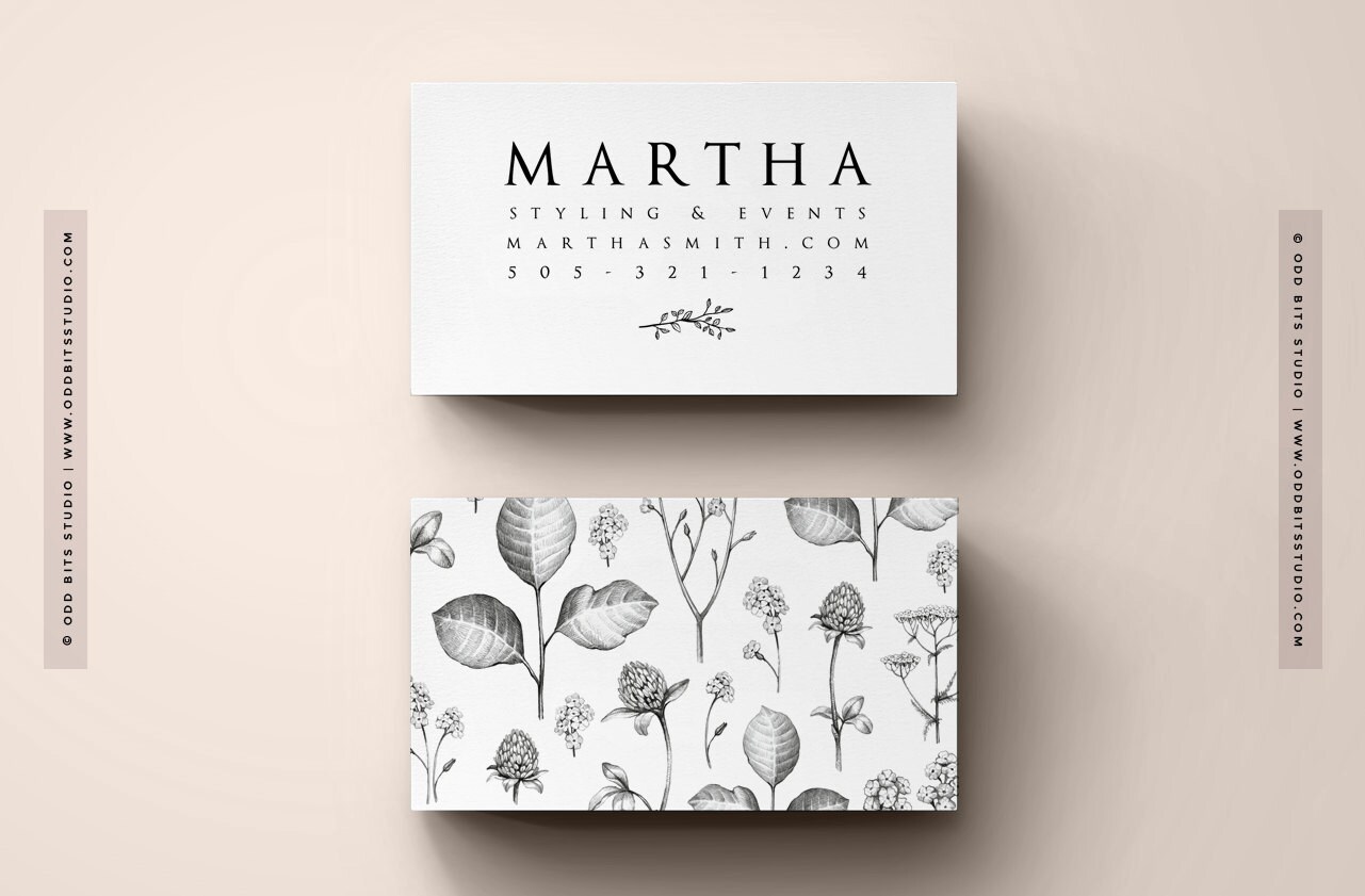 DIY Business Cards Instant Download Printable contact card ...