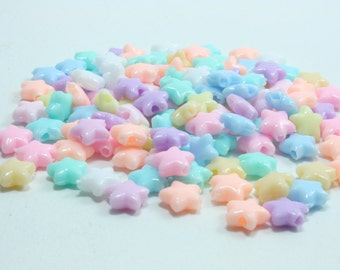 Pack of 400-4mm beads Assorted Cotton Candy Color Crackle Czech Glass Beads