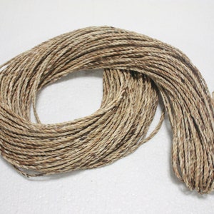 Natural Water hyacinth Rope Twisted Cord Craft handmade 100 meters