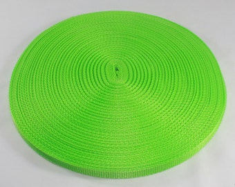 3/8"(10mm) Light Green Nylon webbing fabric lots DIY supply 3 7 15 20 40 55 yard