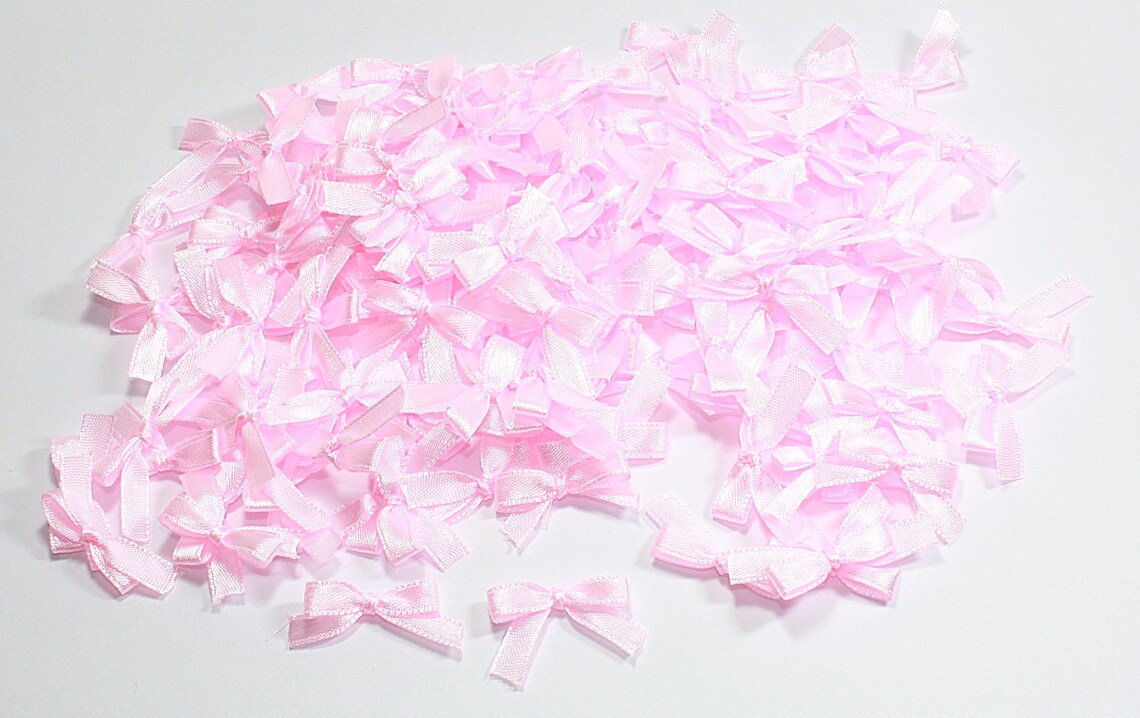 100pcs Mini Ribbon Bow Satin small 25.mm DIY craft sewing Etsy