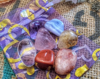 Set Cristalli Riequilibrio Chakra - Cristalloterapia - Cristalli naturali - Quarzi e pietre - Chakra Balance