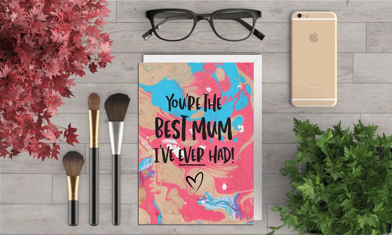 Best Mum Greeting's Card image 1