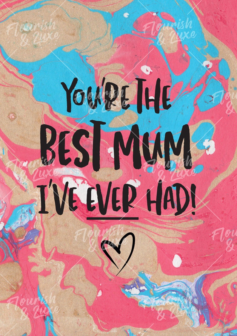 Best Mum Greeting's Card image 2