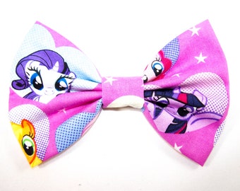 Handmade USA *FREE SHIPPING NEW FABRIC HAIR BOW W//ALLIGATOR CLIP* Wonder Woman