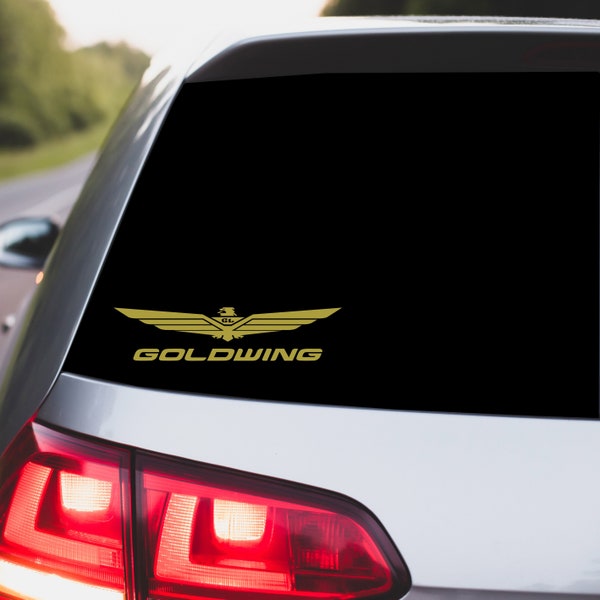 Honda Goldwing Vinyl Wing auto sticker Decal autosticker Motorcycle motorsticker Motor vleugel- Gratis verzending