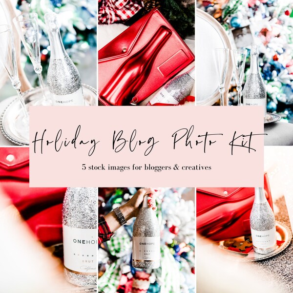 Styled Stock Photos | Holiday Blogging Stock Photo Starter Pack | One Hope Wine stock photo, stock photography, blog photography