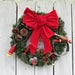 Simple Antique Kitchen Tool Inspired Christmas Wreath, Vintage Kitchen Holiday Decor, Cooking and Baking Christmas Wreath, Gift for Chef