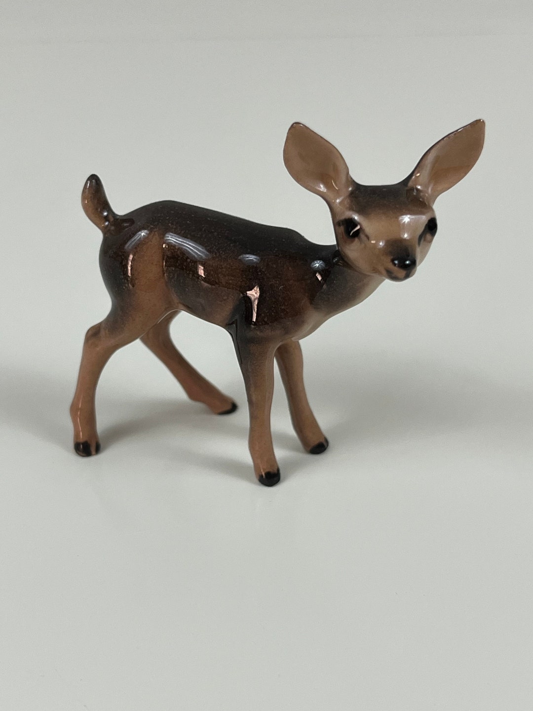 Vintage Porcelain Deer Figurine Etsy