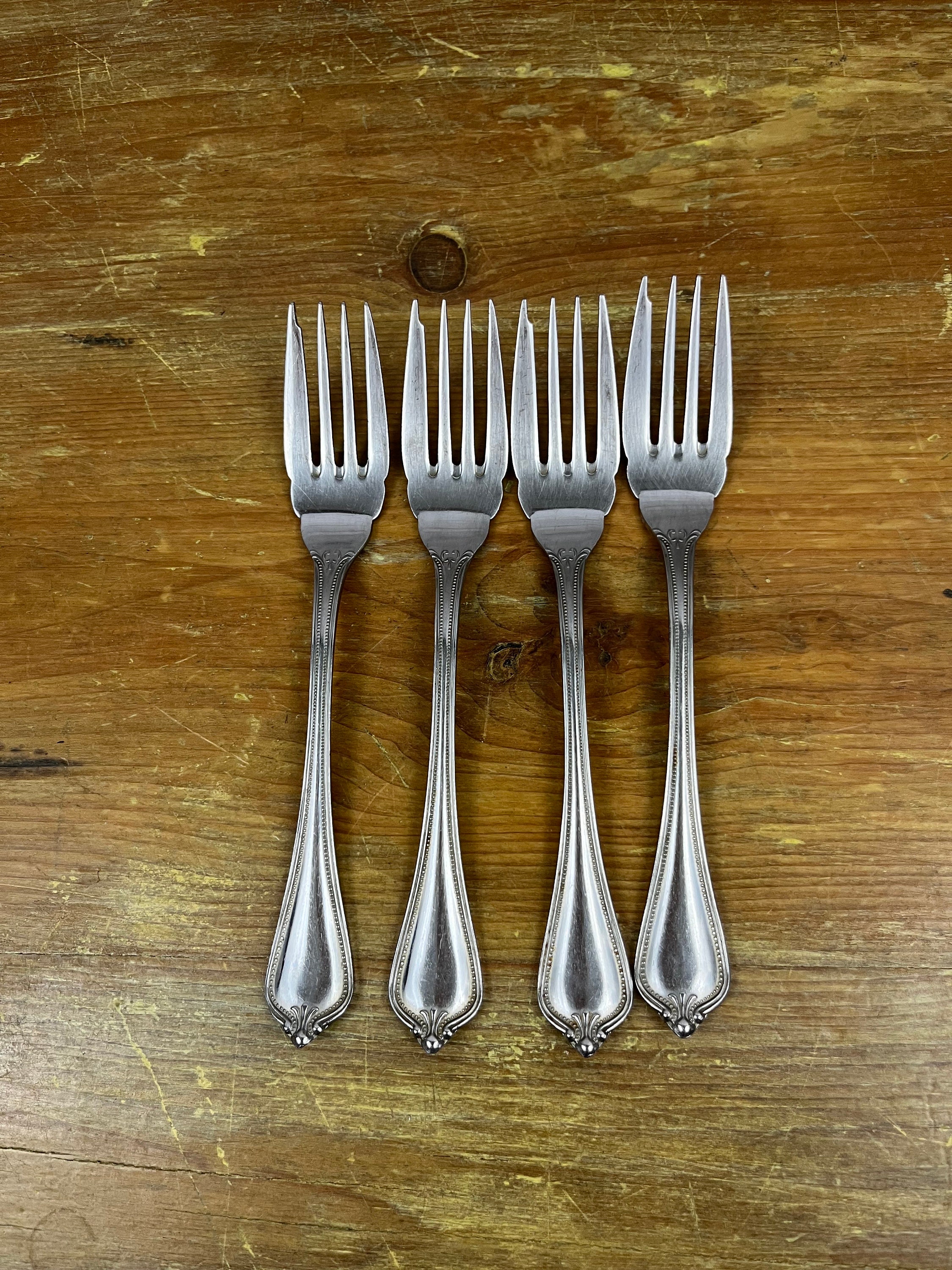 アメリカ□TOWLE社□スターリング製ディナーフォーク2本セット□とても