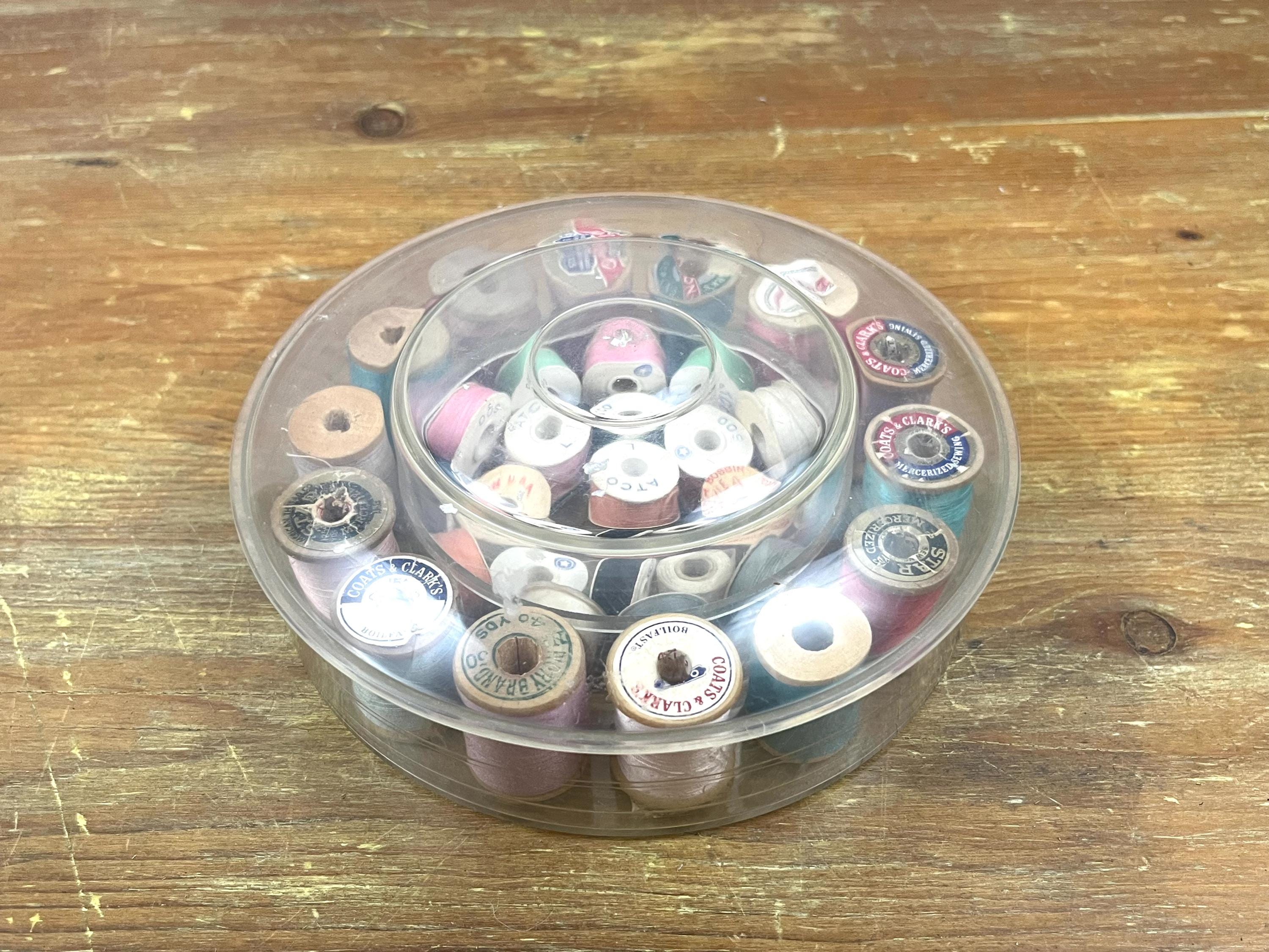 Vintage Bridges Plastic PDTS Thread Case Sewing Case Holder Comes With ...