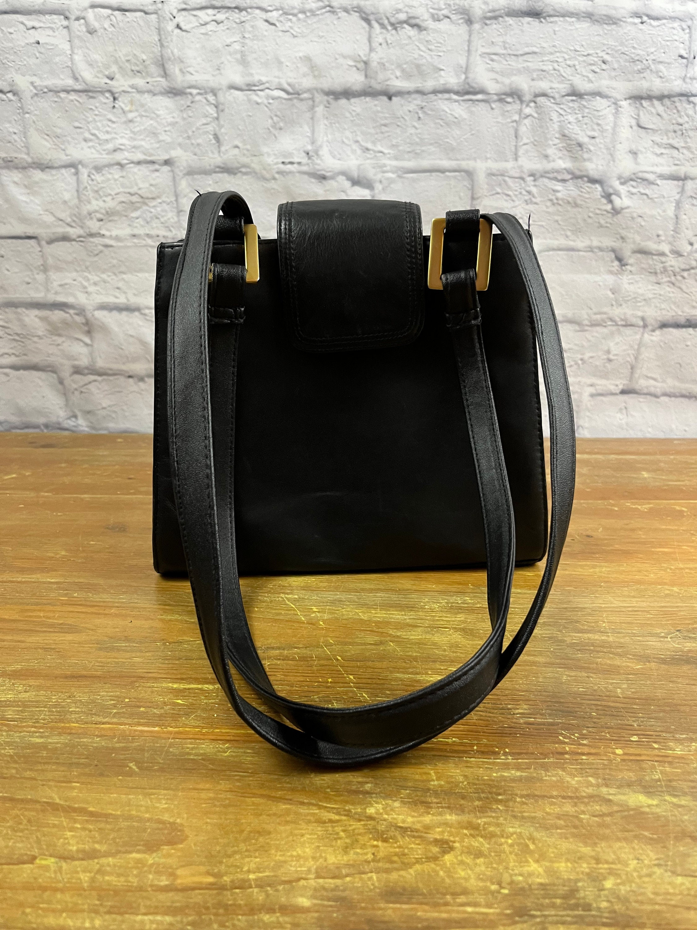 Vintage Black Leather 