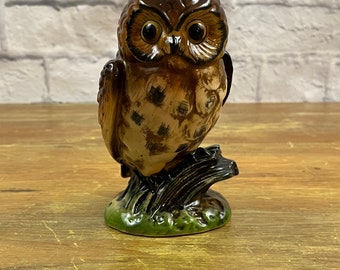 イタリア製フクロウ置物 イタリア陶器 フクロウの置物 ピアネタ セラミカ ヴィエトリ陶器