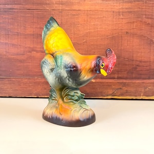 Vintage Nanco Ceramic Rooster Farmhouse Country Decor Rooster Accent piece Kitchen decor