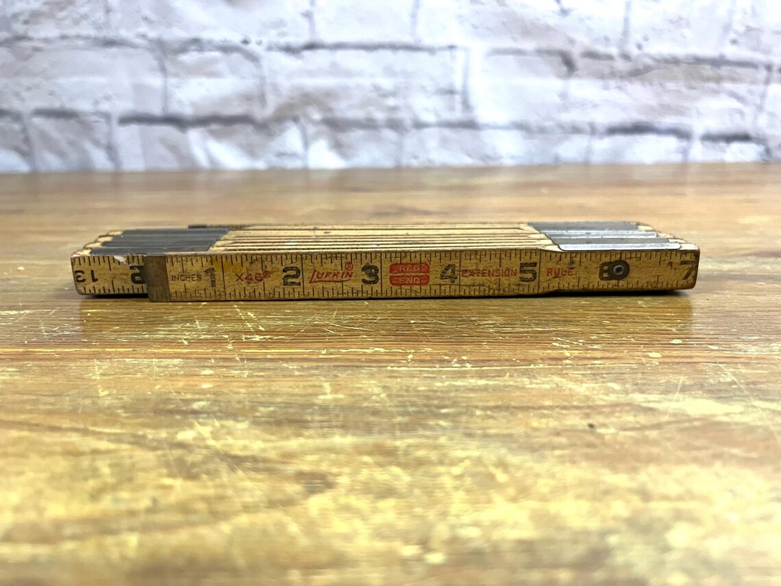 Lufkin Rigid 72 Inch Ruler Vintage Lufkin Ruler 72 Inch Extension Foldable Measuring Stick - Etsy