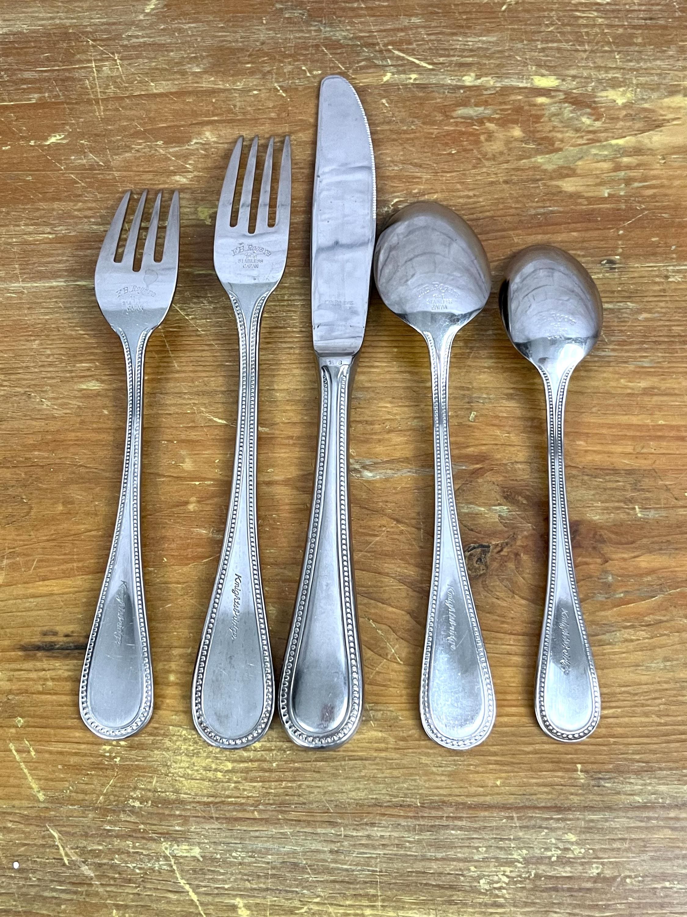 FB Rogers Stainless Flatware Sets Japan 18-8 Sold in Place